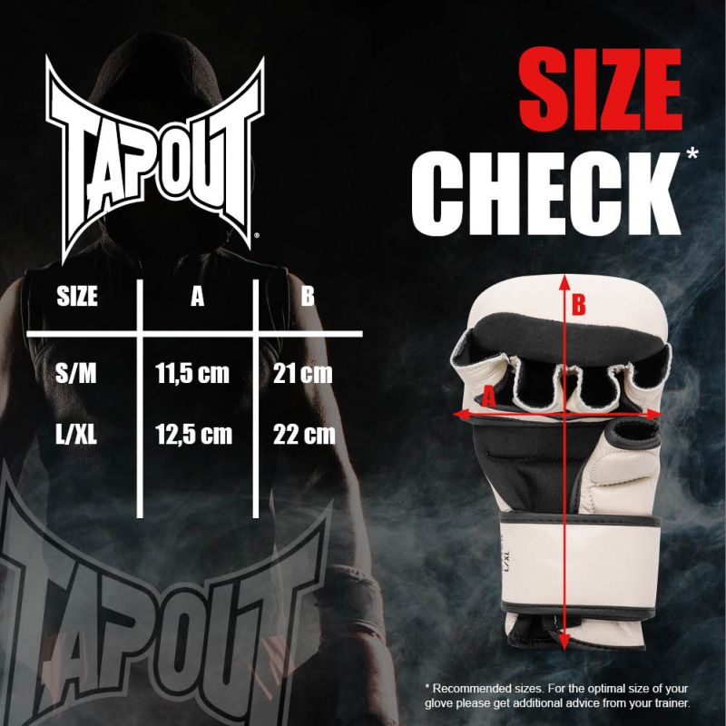 Tapout mănuși de sparring MMA Ruction, bej