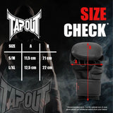 Tapout mănuși de sparring MMA Rancho, negre