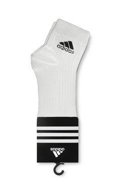 Adidas șosete sport înalte de gleznă, albe