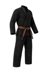 Katsudo kimono Daiki Jiu Jitsu 450g, negru