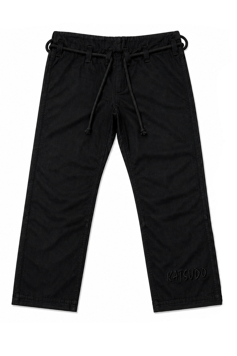 Katsudo pantaloni Raiku pentru Jiu Jitsu, negri