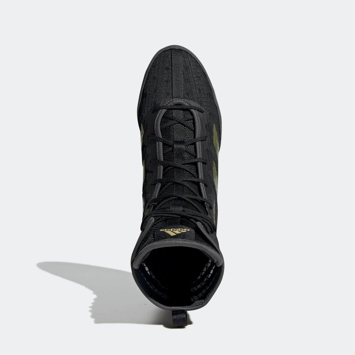 Adidas încălțăminte de box HOG 4, negru-auriu
