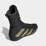 Adidas încălțăminte de box HOG 4, negru-auriu