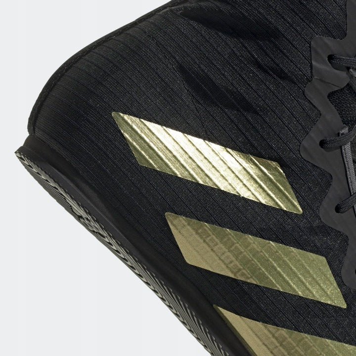 Adidas încălțăminte de box HOG 4, negru-auriu