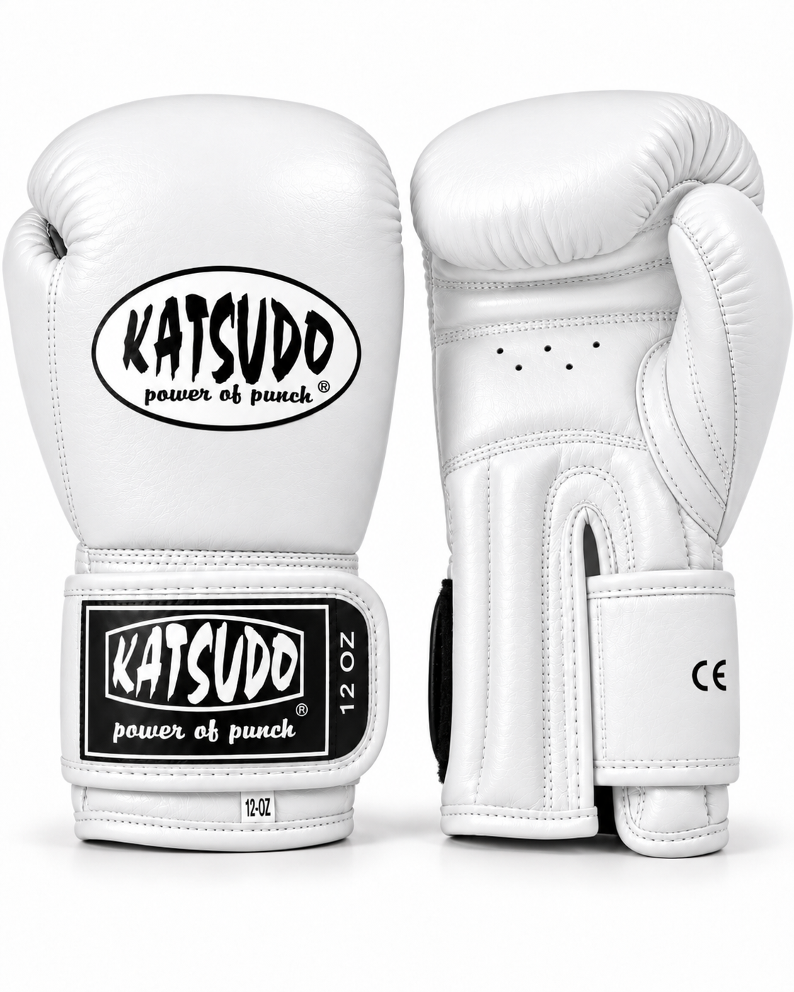 Katsudo mănuși de box Hawk, albe
