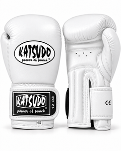 Katsudo mănuși de box Hawk, albe