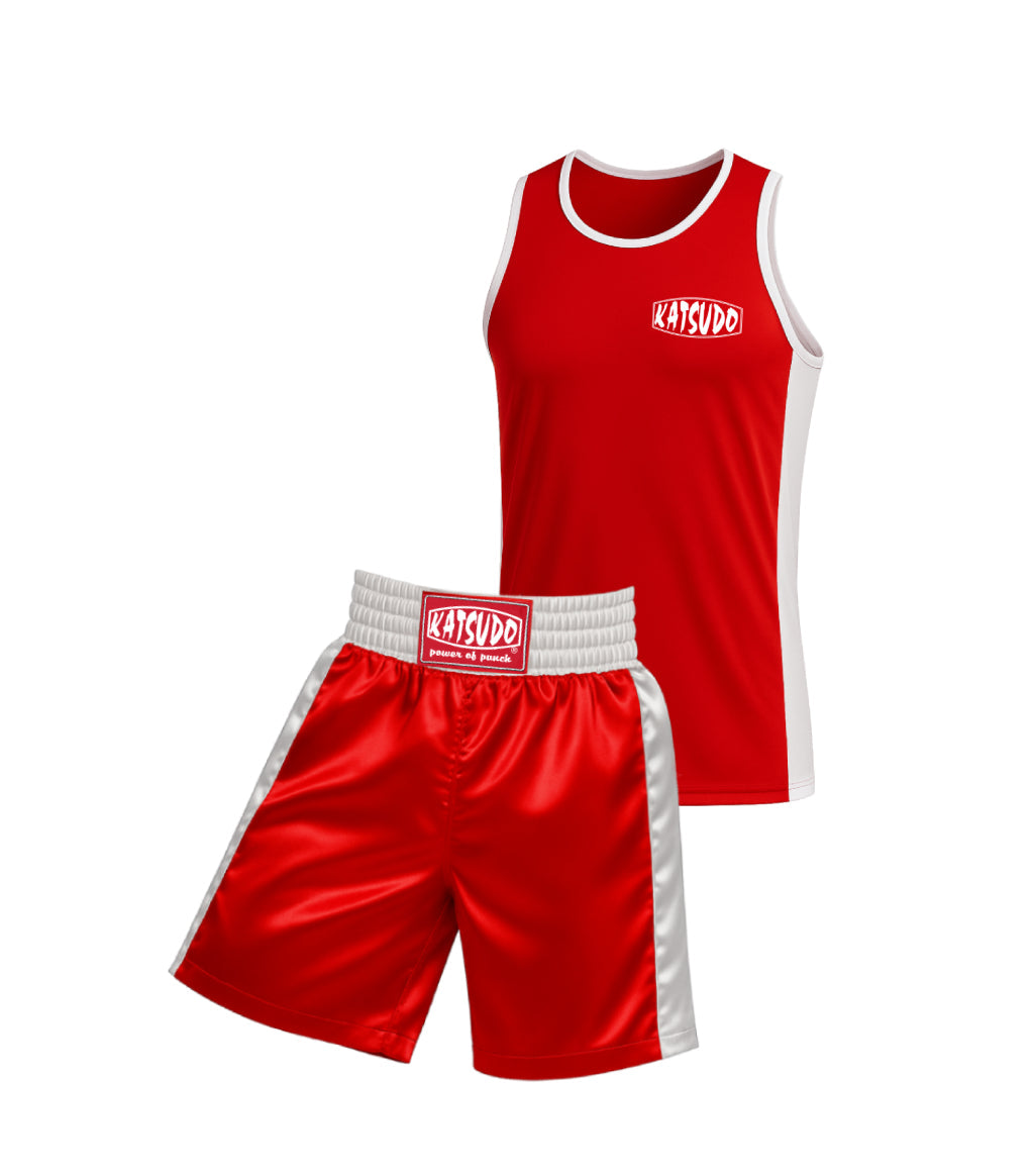 Katsudo set de box Strikta, roșu