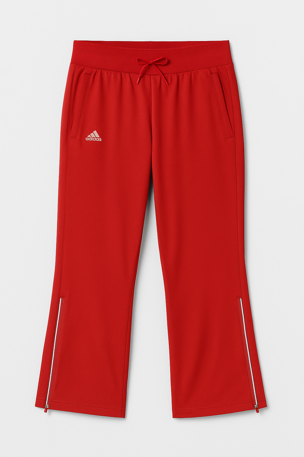 Adidas pantaloni de trening pentru damă T8 Team, roșii