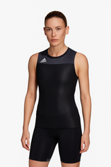 Adidas singlet de haltere pentru damă Leistung, negru
