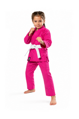 Katsudo kimono Jiu Jitsu pentru copii Kio, roz