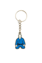 Katsudo breloc metalic reversibil Judo, albastru-alb