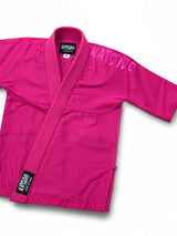 Katsudo kimono Jiu Jitsu pentru copii Kio, roz