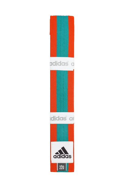 Adidas centură obi, portocaliu-verde