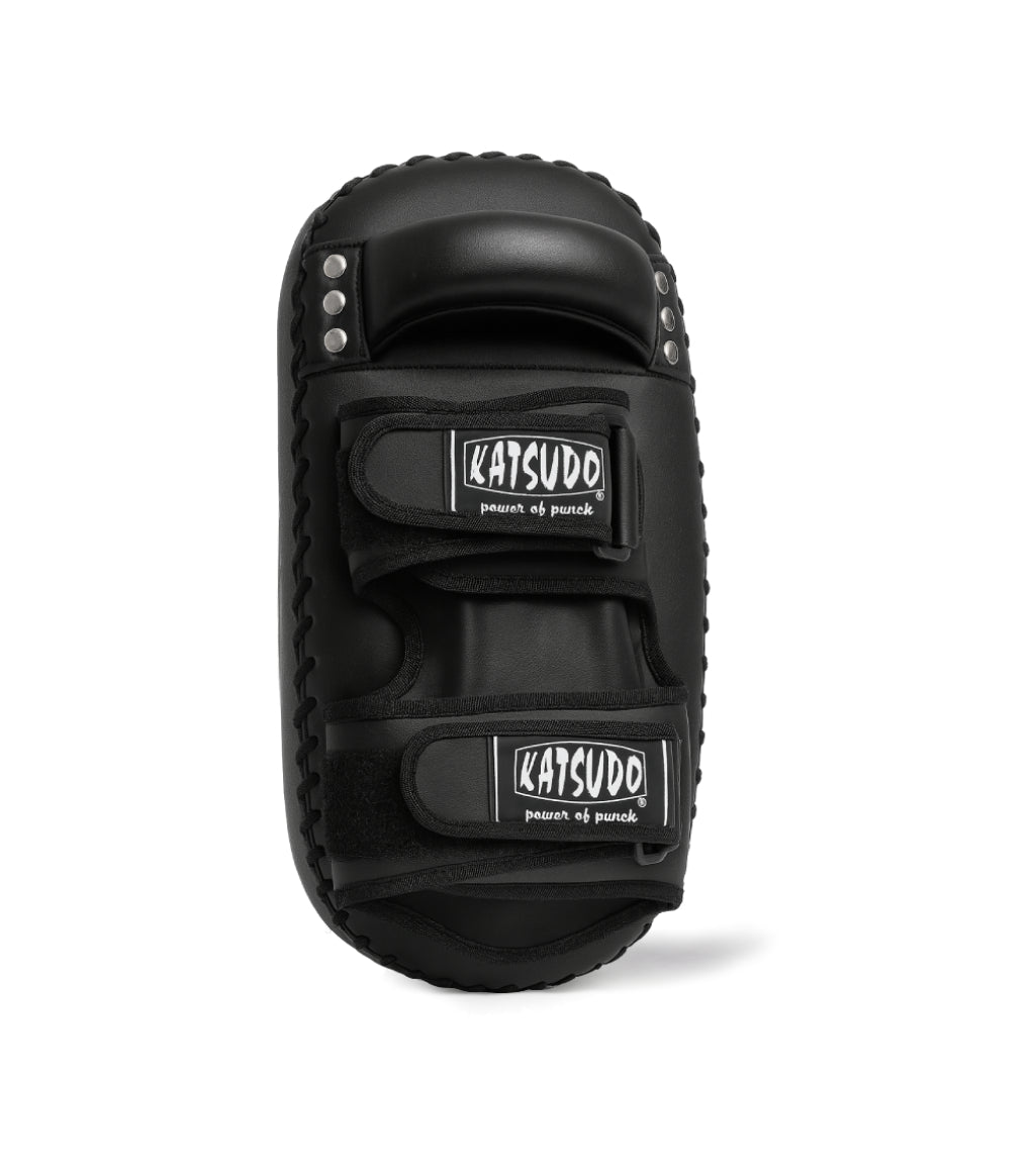 Katsudo arm makiwara din piele Curve 2buc, alb-negru