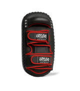 Katsudo arm makiwara din piele Curve 2buc, roșu-negru