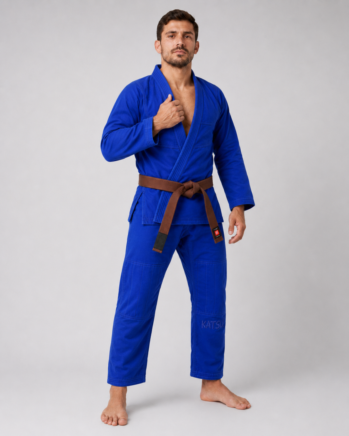 Katsudo kimono Daiki Jiu Jitsu 450g, albastru