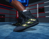 Adidas încălțăminte de box HOG 4, negru-auriu