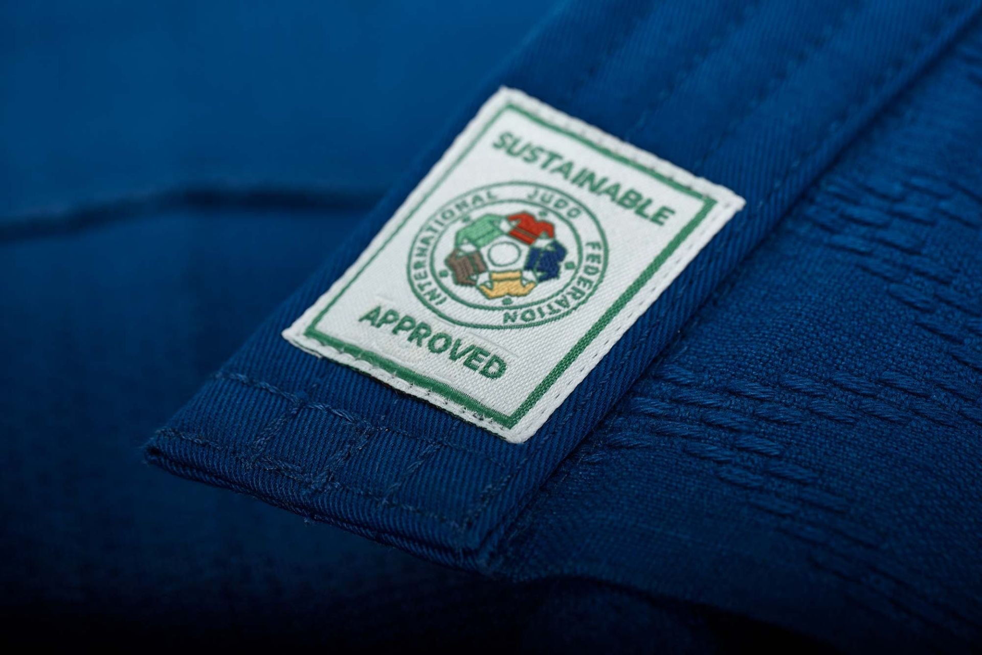 Adidas kimono JU Champion III IJF Regular fit 750g cu logo, albastru