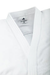 Adidas kimono JU Champion III IJF Regular fit 750g cu logo, alb