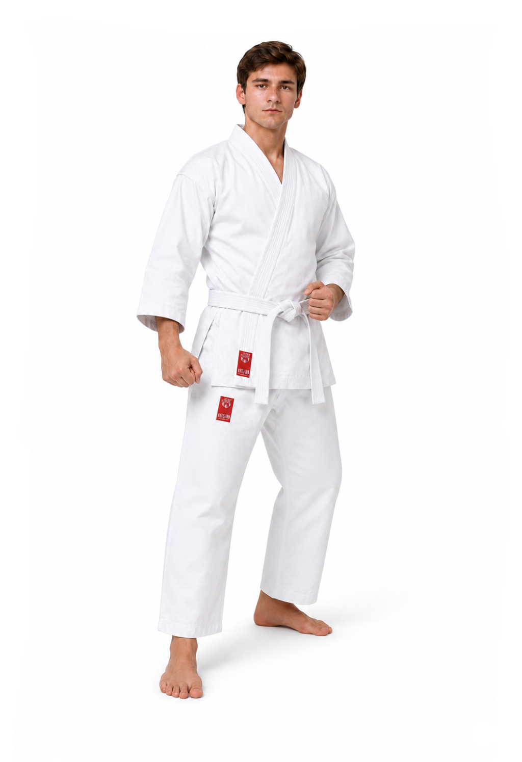 Katsudo kimono Kumite Training, alb