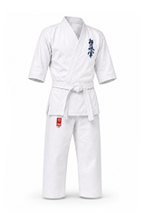 Katsudo kimono Kyokushin, alb