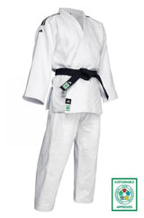 Adidas kimono JU Champion III IJF Slim fit 750g, alb