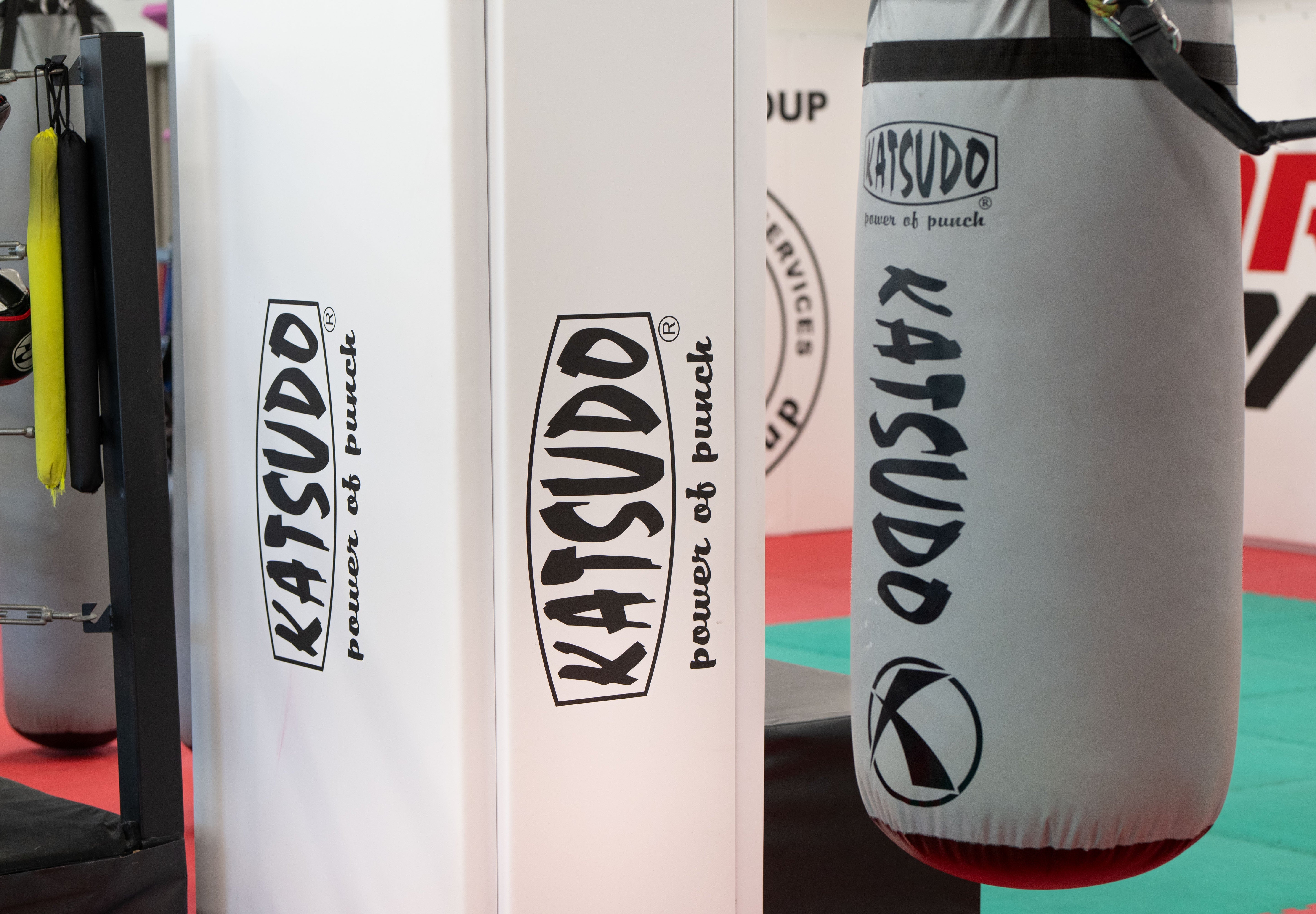 Katsudo sac de box Big boy Pro Boxing, gri