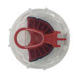 Adidas protecție dentară Senior generația 4 Opro Silver, negru-roșu