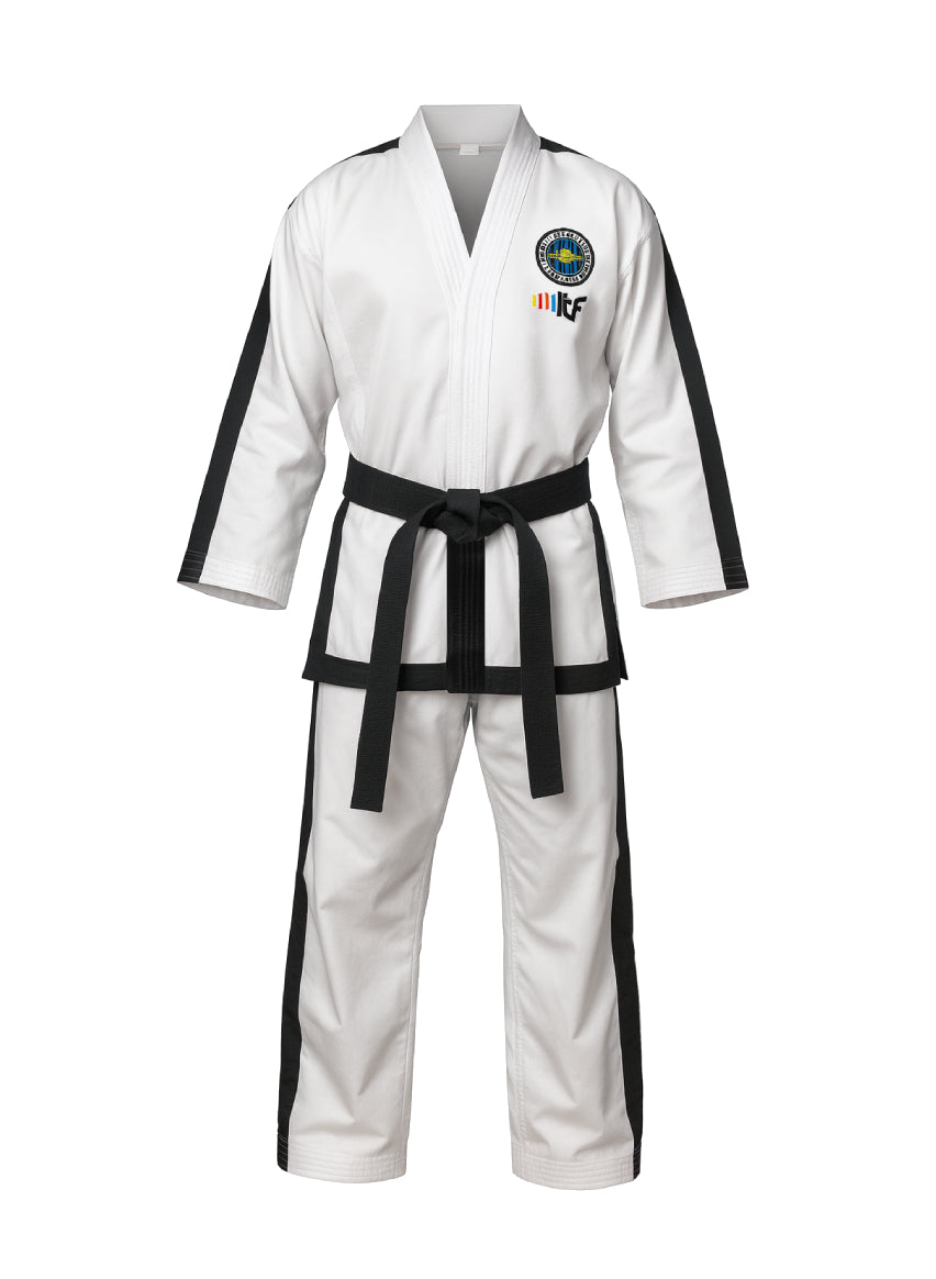 Katsudo kimono de taekwondo Top PRO ITF, alb