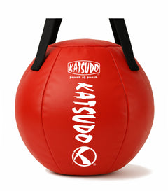 Katsudo minge de box Leodor cu chingă, roșie