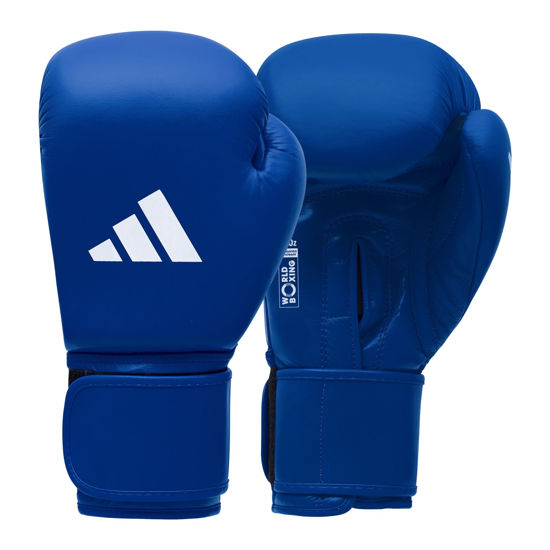 Adidas mănuși din piele World of boxing, albastre