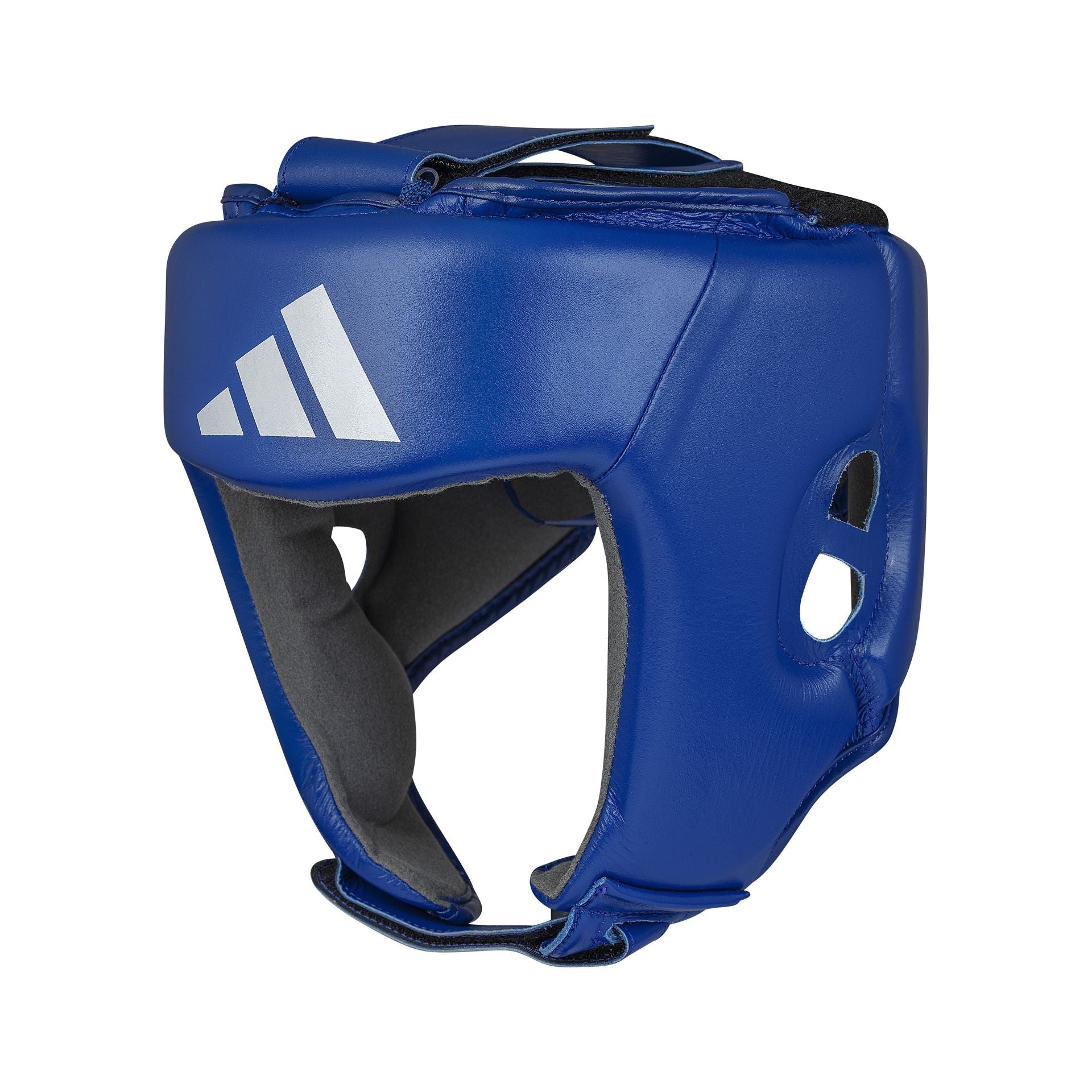 Adidas cască de box din piele WOBHG1, albastră