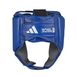 Adidas cască de box din piele WOBHG1, albastră