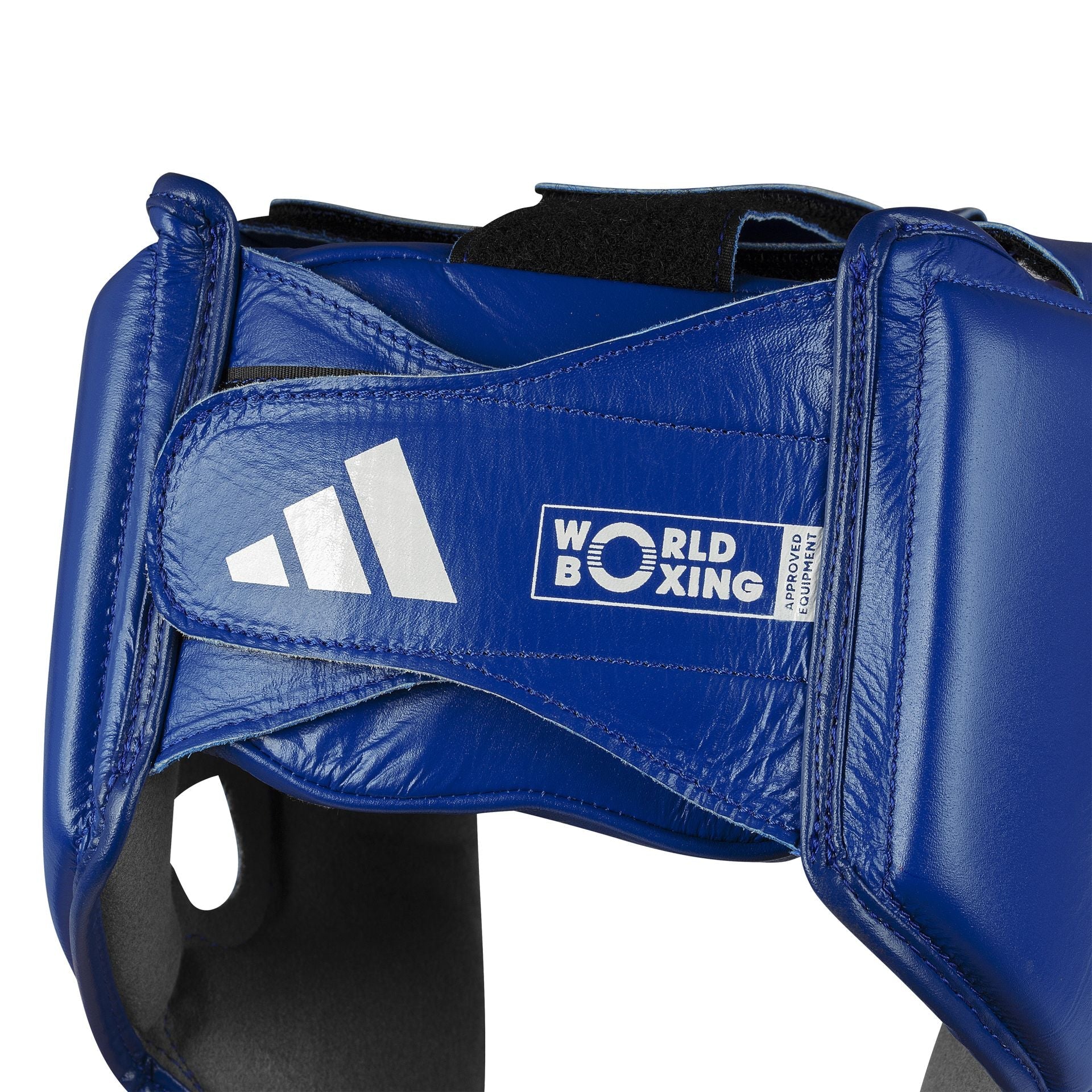 Adidas cască de box din piele WOBHG1, albastră