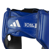 Adidas cască de box din piele WOBHG1, albastră
