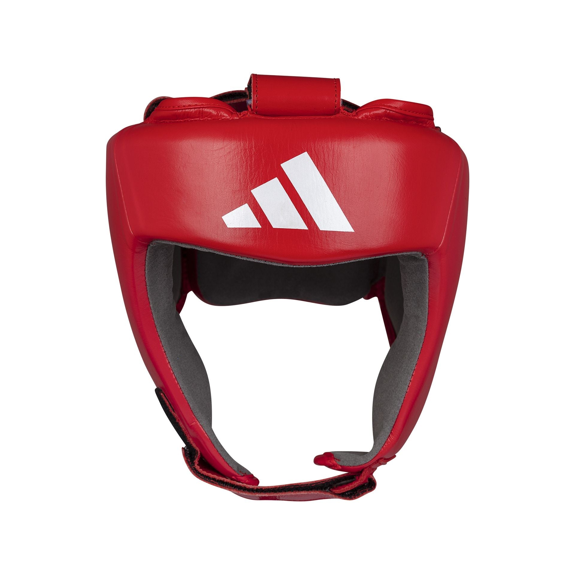 Adidas cască de box din piele WOBHG1, roșie