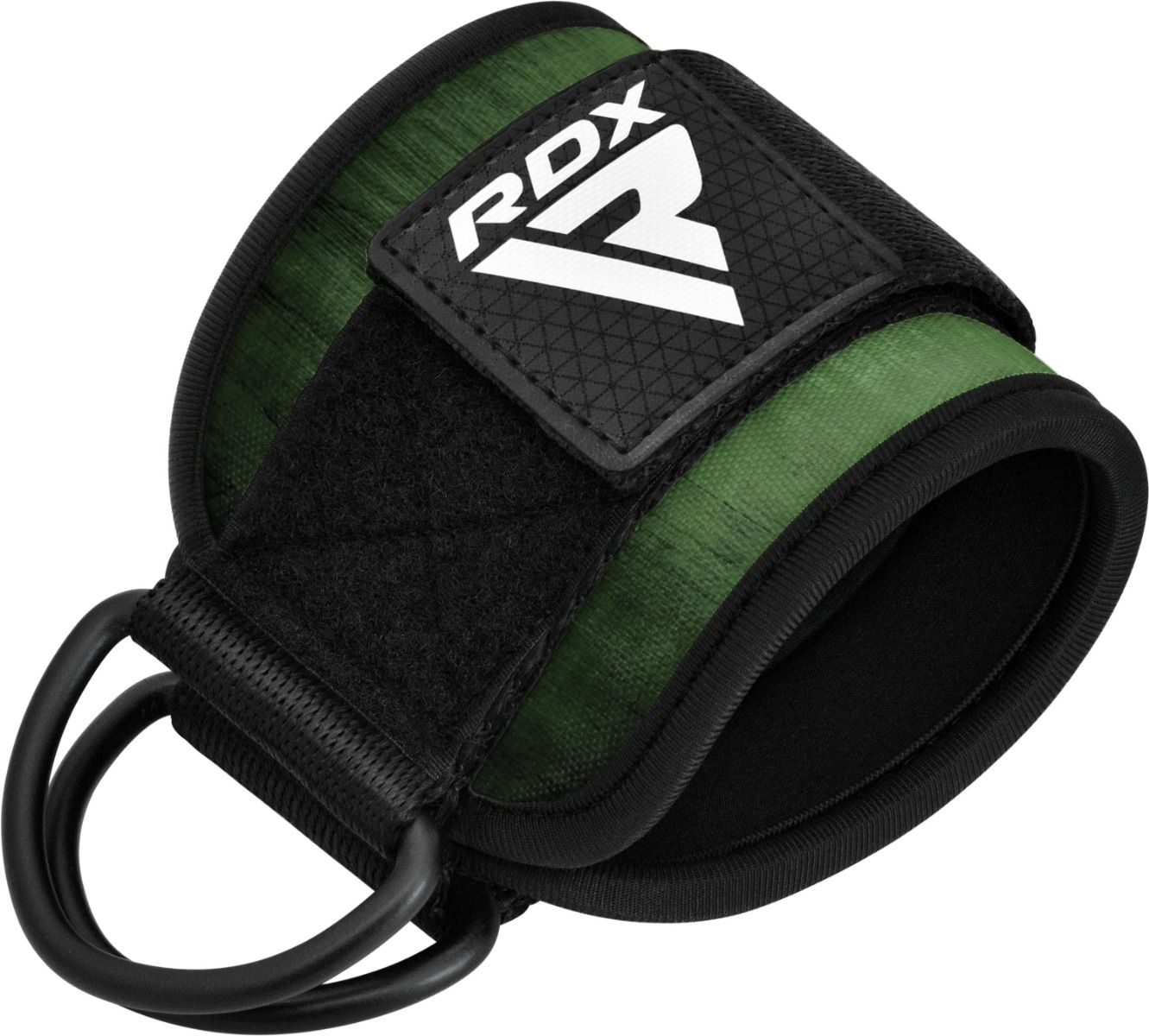 RDX bandaje profesionale pentru glezne pentru sală A4 pereche, army green