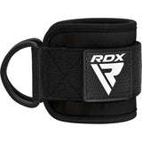 RDX bandaje profesionale pentru glezne pentru sală A4 pereche, negre