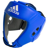 Adidas cască de box din piele AIBA 1, albastră