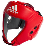 Adidas cască de box din piele AIBA 1, roșie