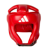 Adidas cască de protecție de kickbox, roșie