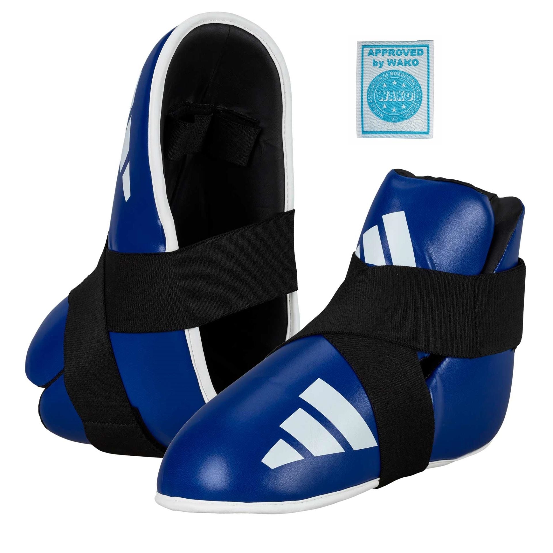 Adidas papuci de kickbox Super Safety Kicks, albaștri