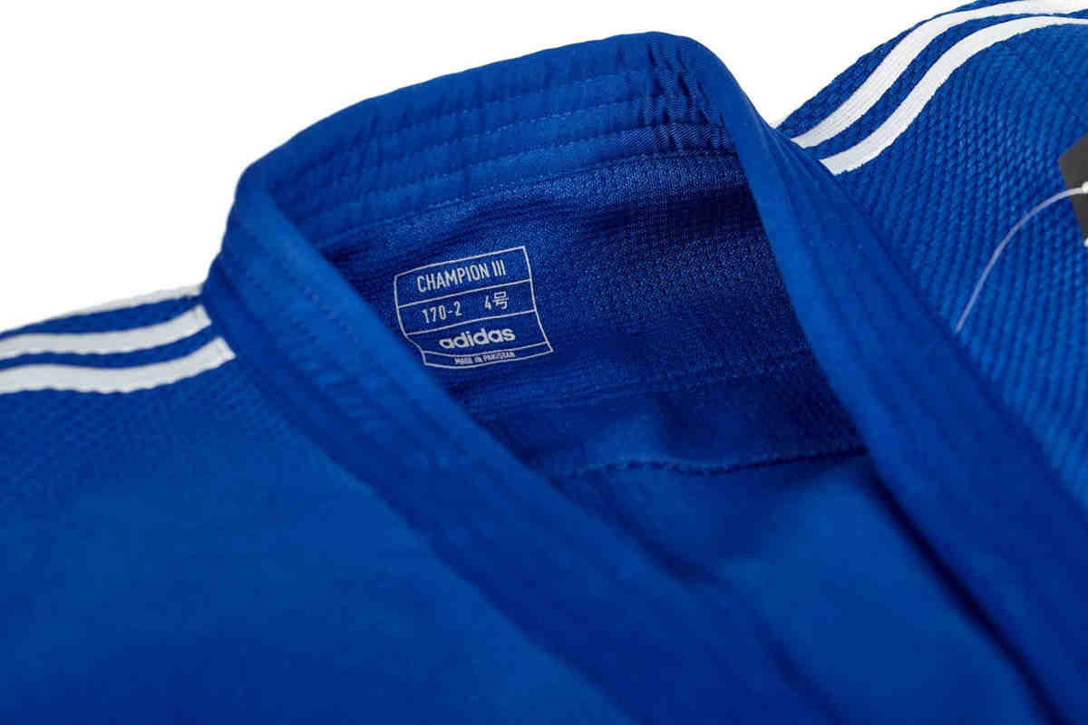 Adidas kimono JU Champion III IJF Regular fit 750g, albastru