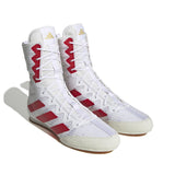 Adidas încălțăminte de box HOG 4, alb-roșu