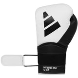 Adidas mănuși de box Hybrid 350, alb-negru