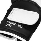 Adidas mănuși de box Hybrid 350, alb-negru
