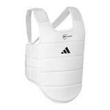 Adidas protecție de piept pentru karate Chest Guard WKF, albă