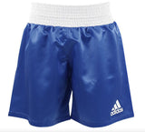 Adidas pantaloni scurți de box AIBA I, albastre