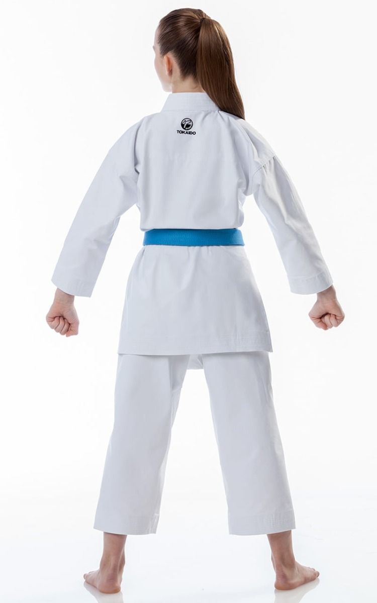 Tokaido kimono KA pentru copii Kata Master WKF 340g, alb