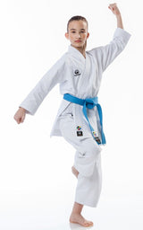 Tokaido kimono KA pentru copii Kata Master WKF 340g, alb
